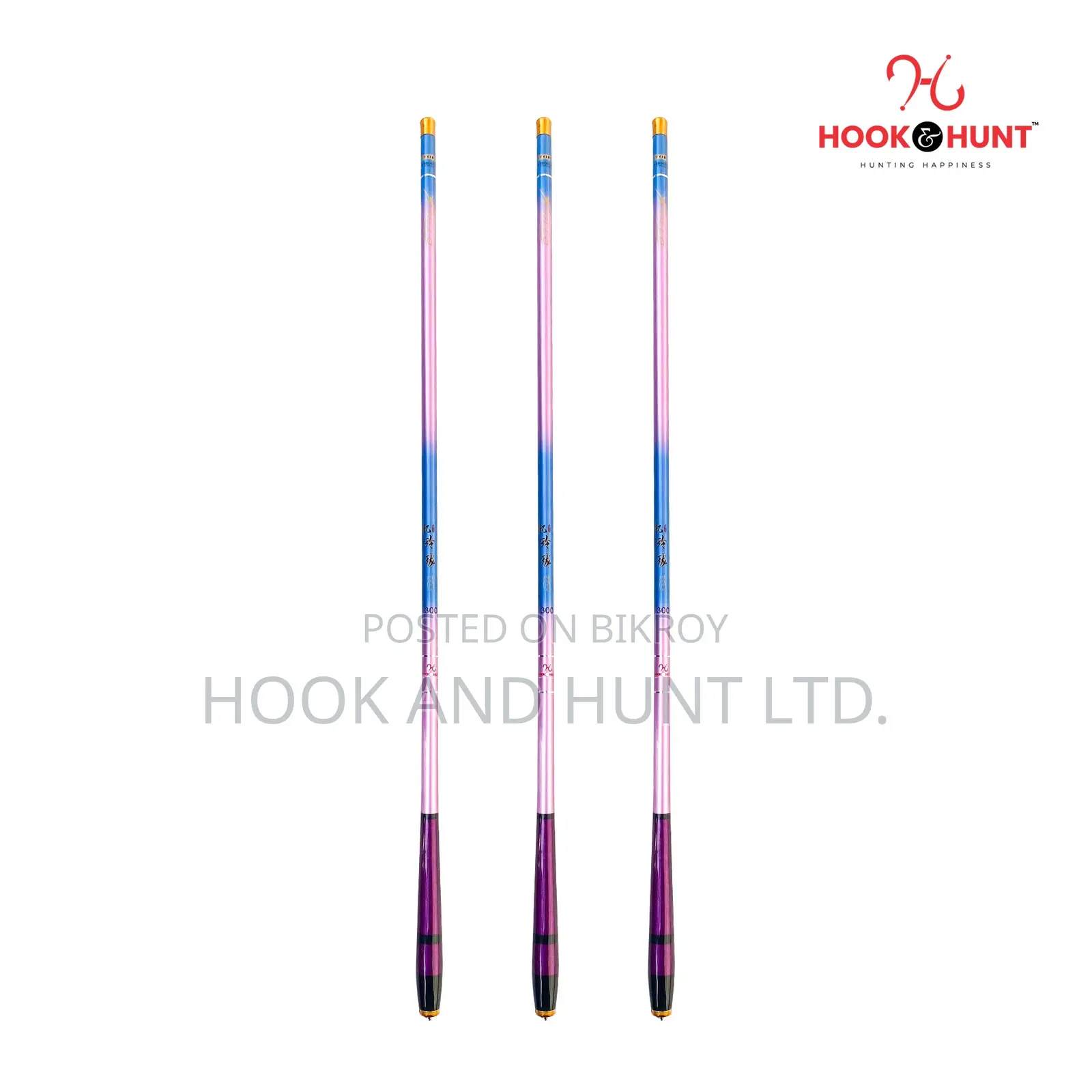 Special Pink Carbon Stream Fishing Rod 300–540cm