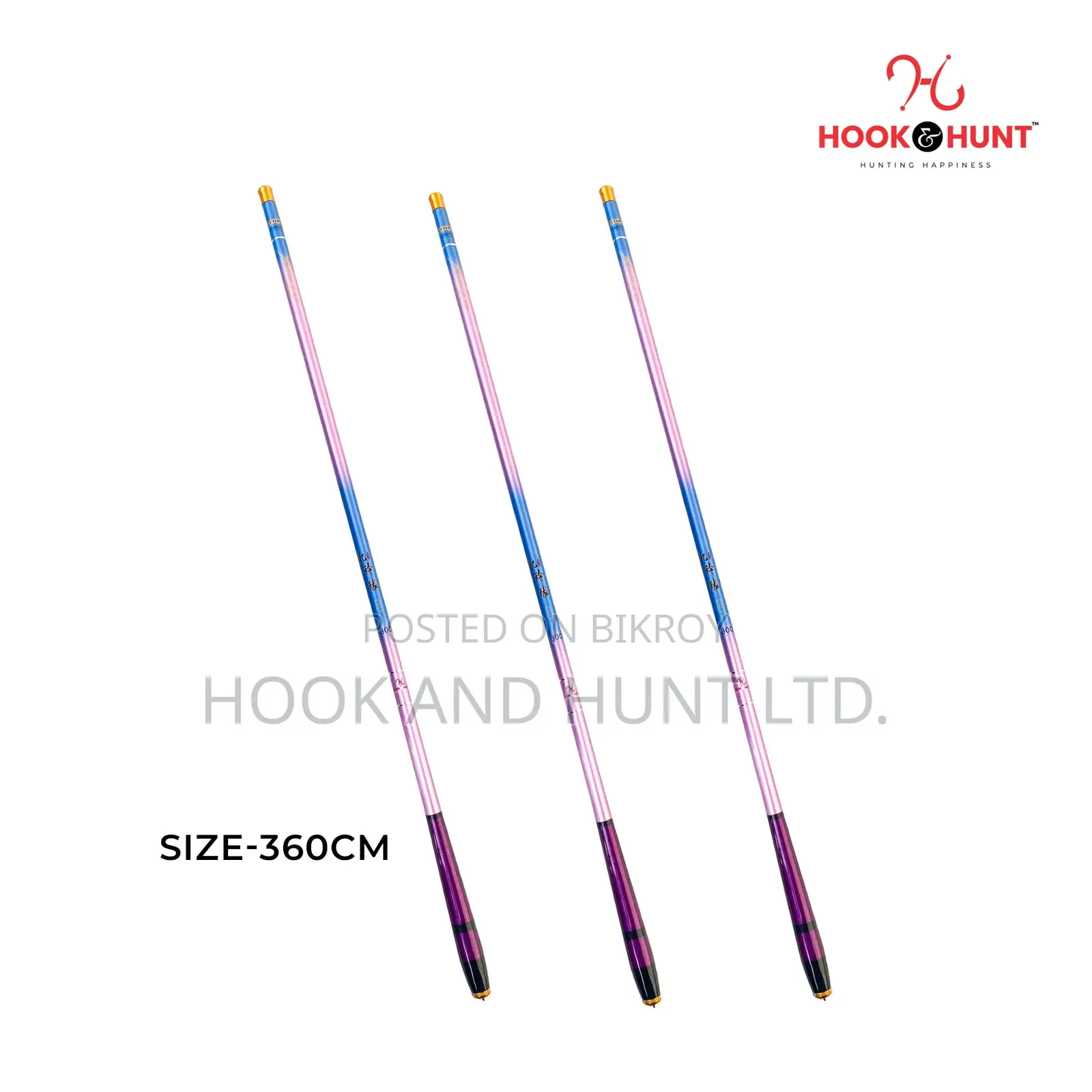 Special Pink Carbon Stream Fishing Rod 300–540cm