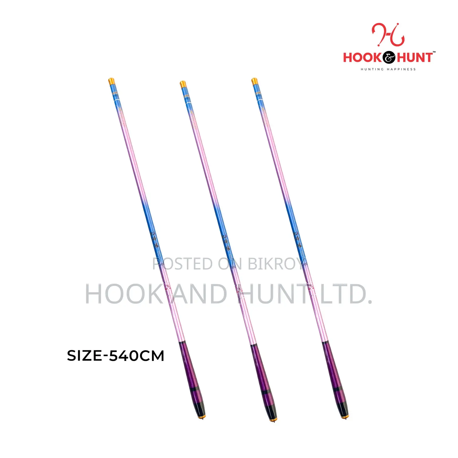 Special Pink Carbon Stream Fishing Rod 300–540cm