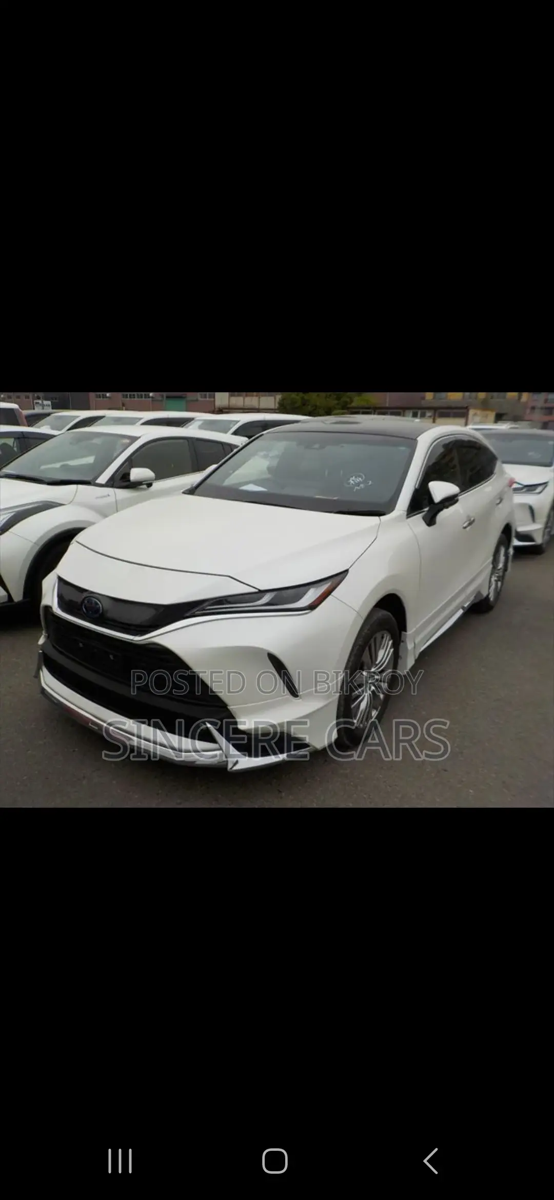 Toyota Harrier z Brown console 2021