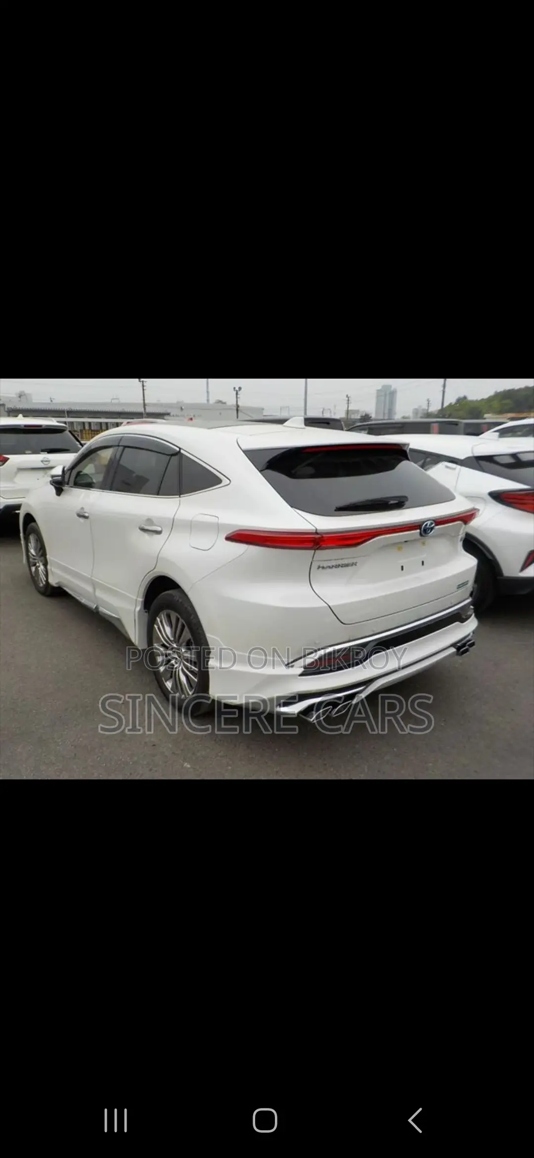 Toyota Harrier z Brown console 2021