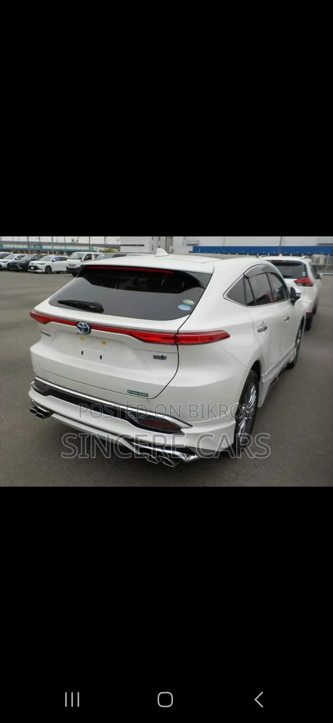 Toyota Harrier z Brown console 2021