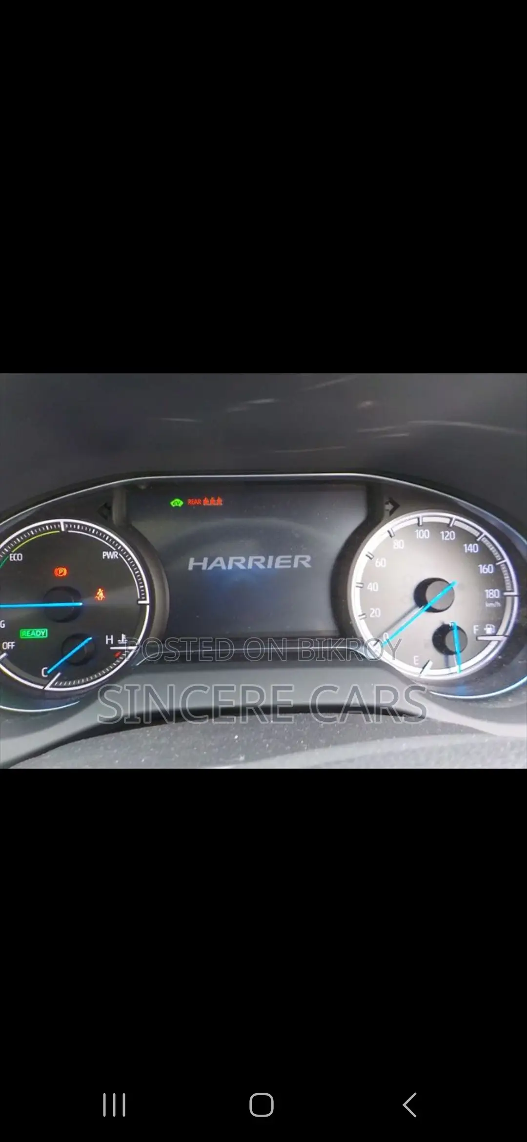Toyota Harrier z Brown console 2021