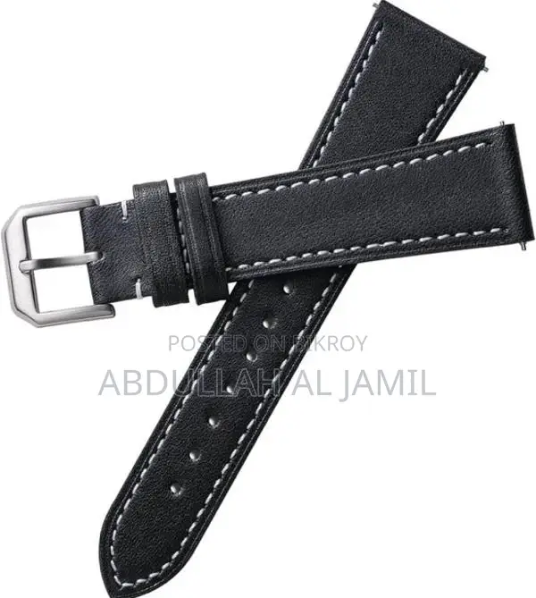 22mm Leather Watch Belt