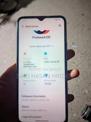 Vivo y20T (Used)