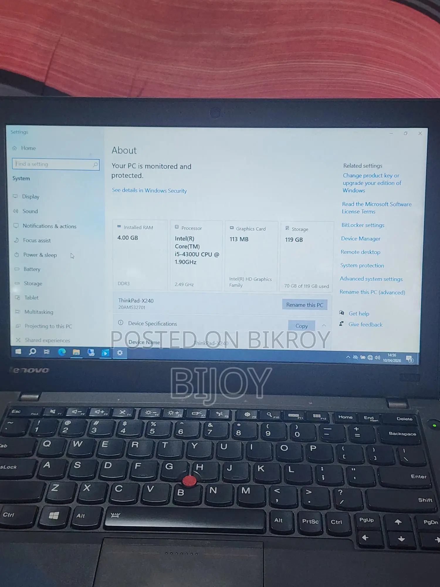 Lenovo ThinkPad x240