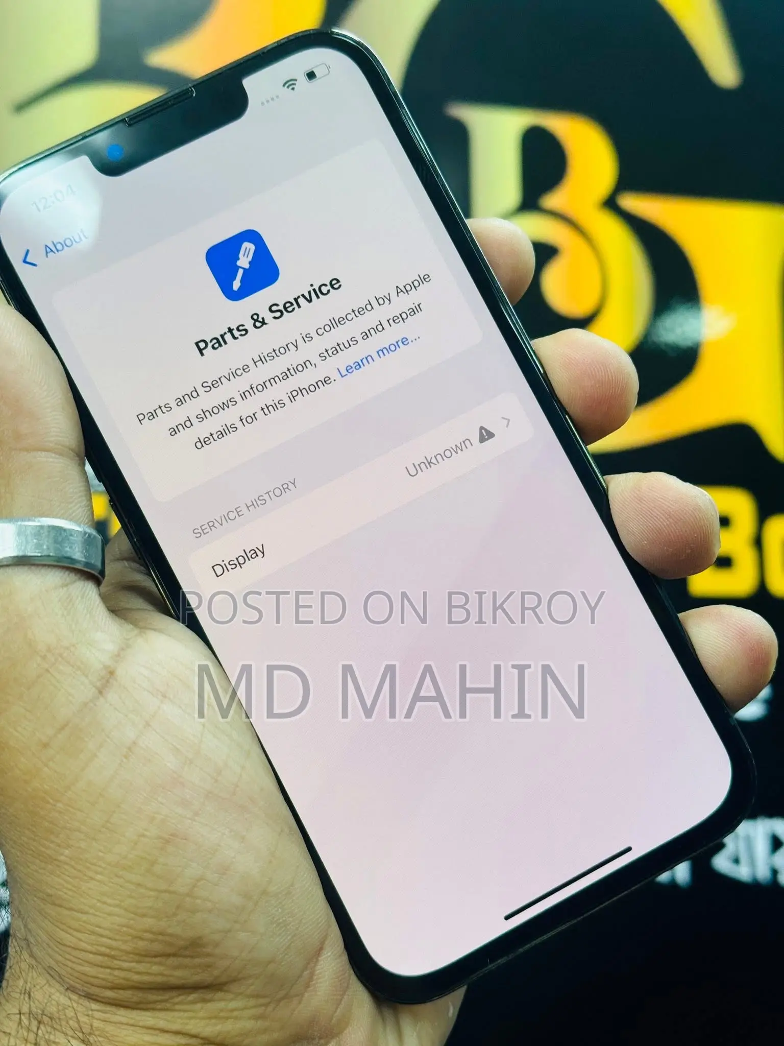 Apple iPhone 13 Pro ডিসপ্লে পরিবর্তন (GX) (ব্যবহৃত)