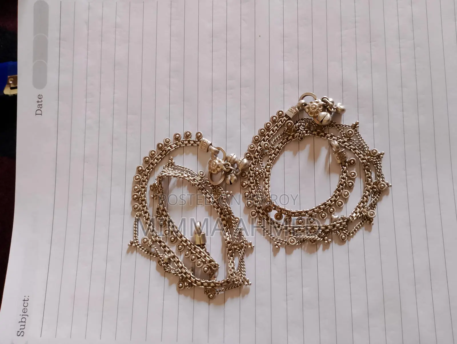 Silver Anklet