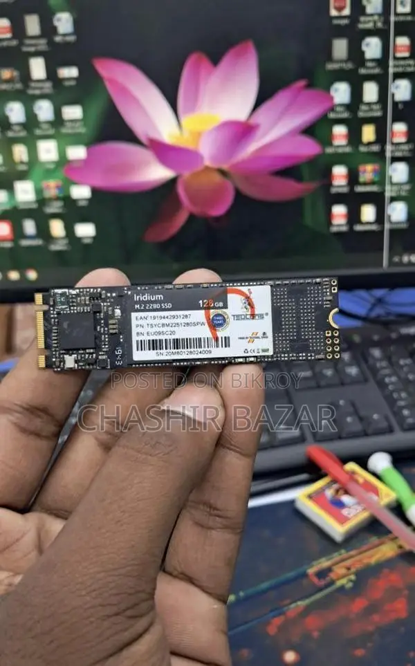 128 GB M.2 SSD Health 100%