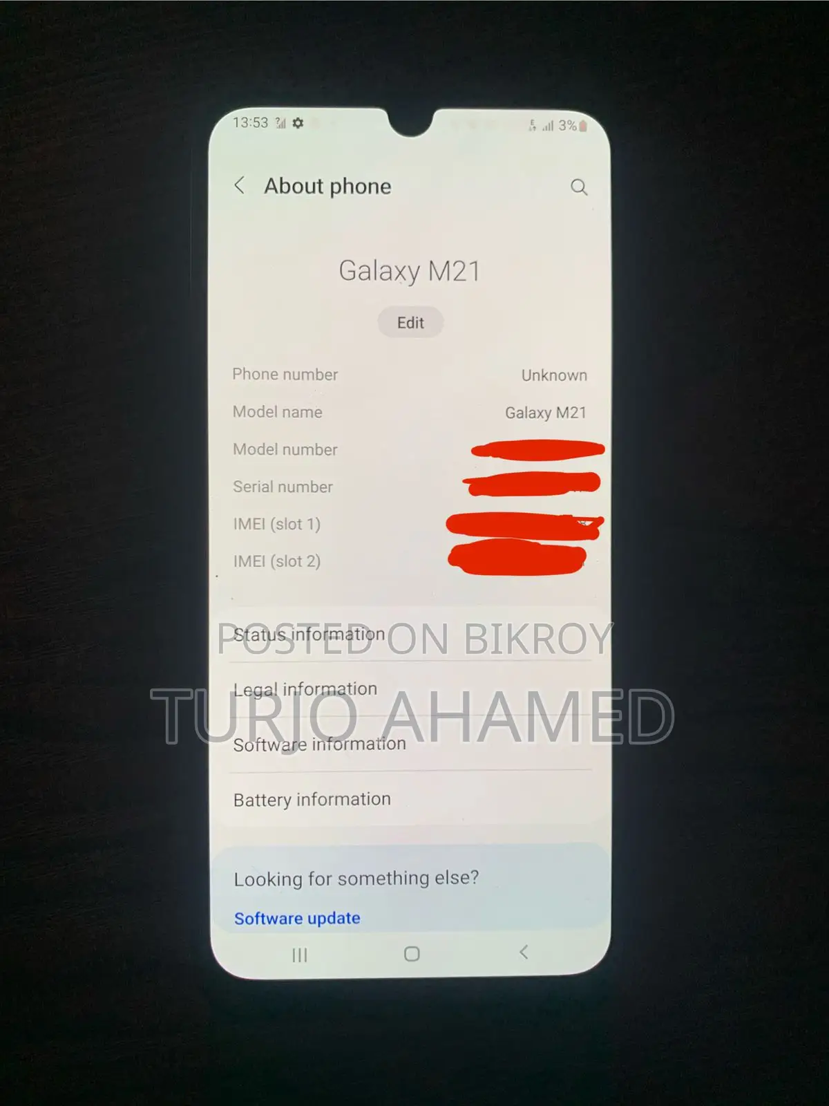 Samsung Galaxy M21 (Used)