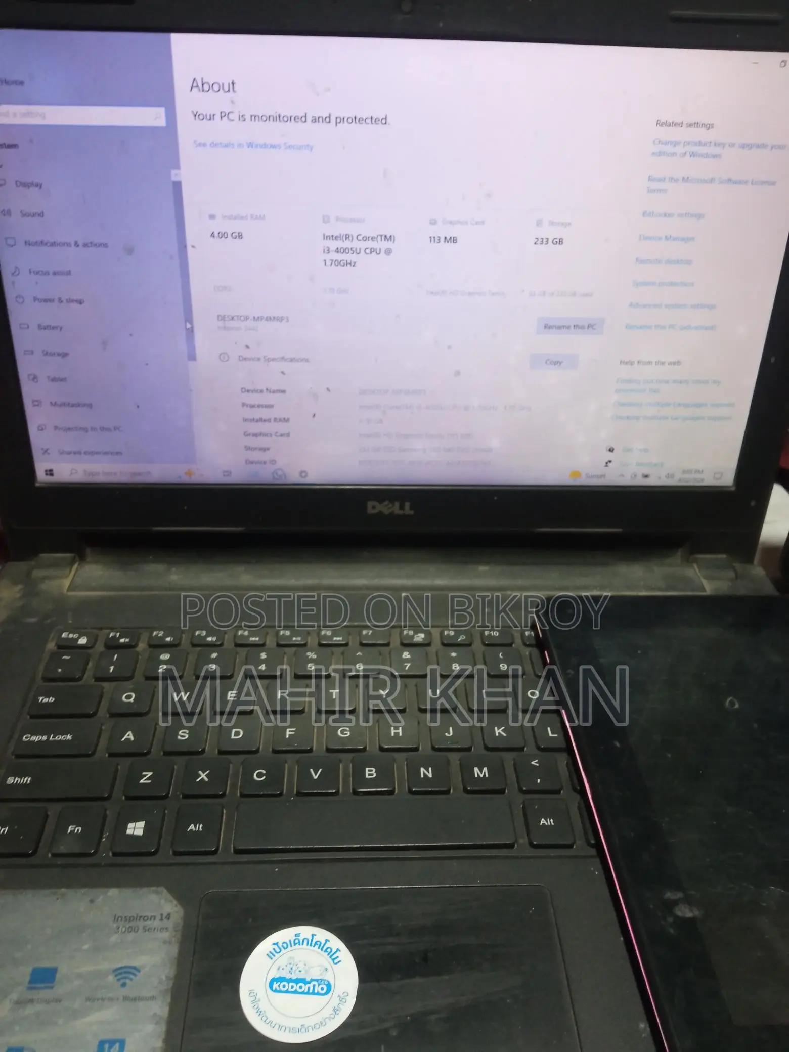 Fresh Laptop for Sale