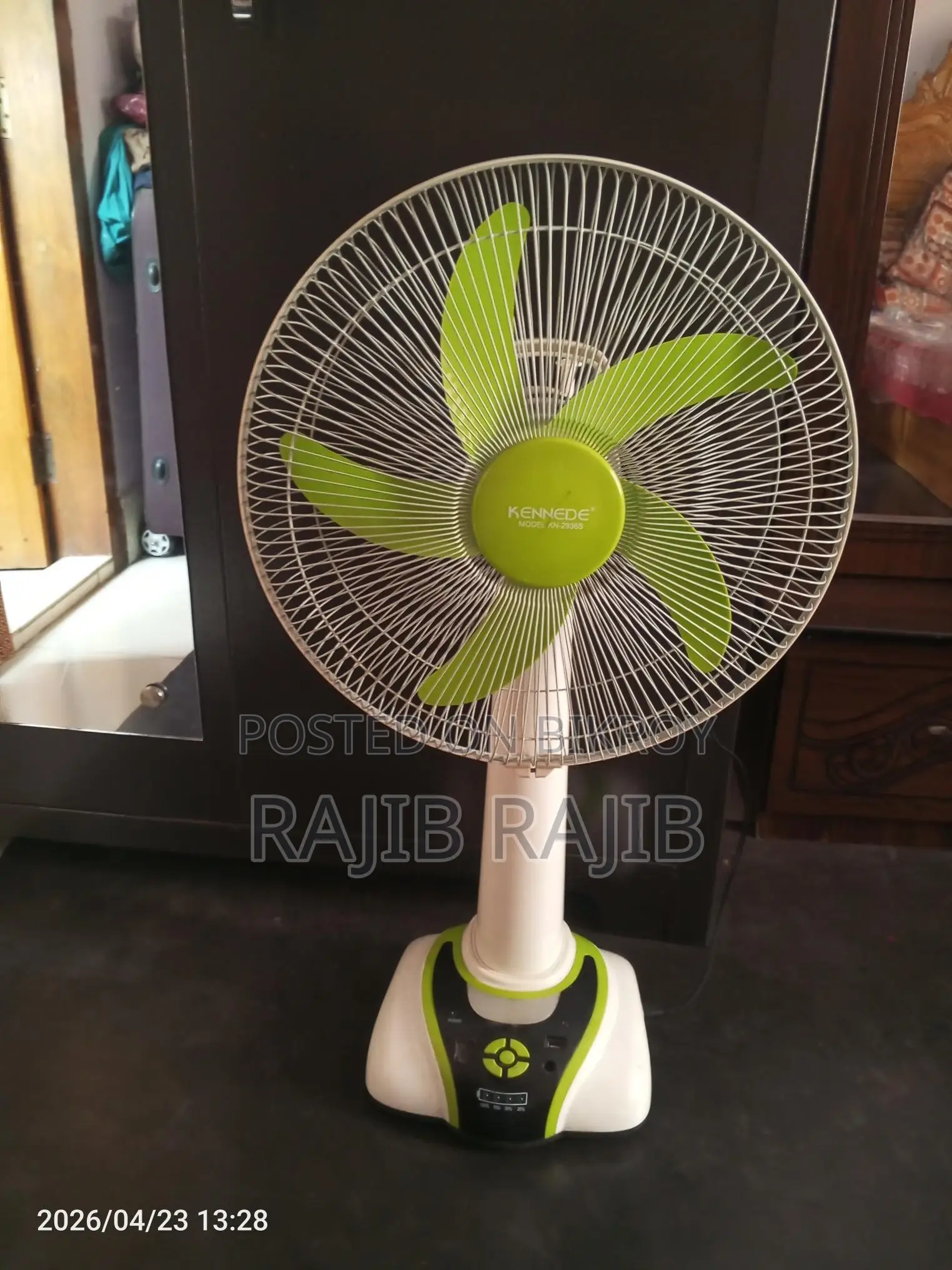 Kennede 16 Inch Rechargeable Fan