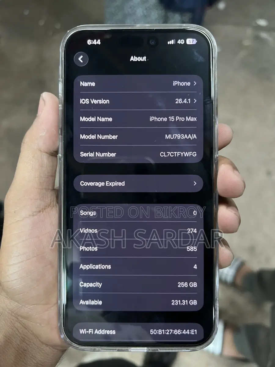 Apple iPhone 15 pro max (Used)
