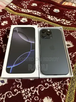 অ্যাপল আইফোন ১৬ প্রো ম্যাক্স মাস্টারকপি (ব্যবহৃত)