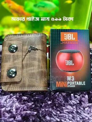JBL Mini Bluetooth Speaker and Money Bag