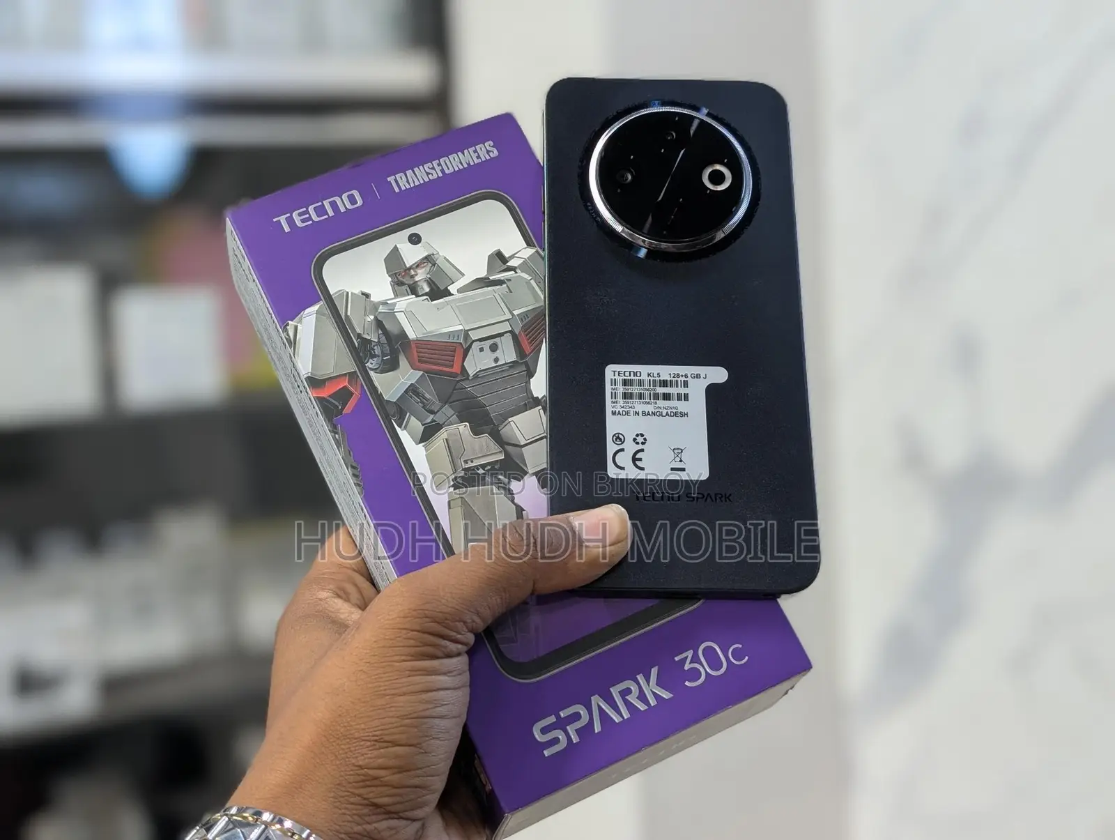 Tecno Spark 30c 6/128 (Used)