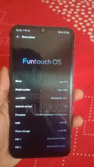 Vivo Y11 3/32 (Used)