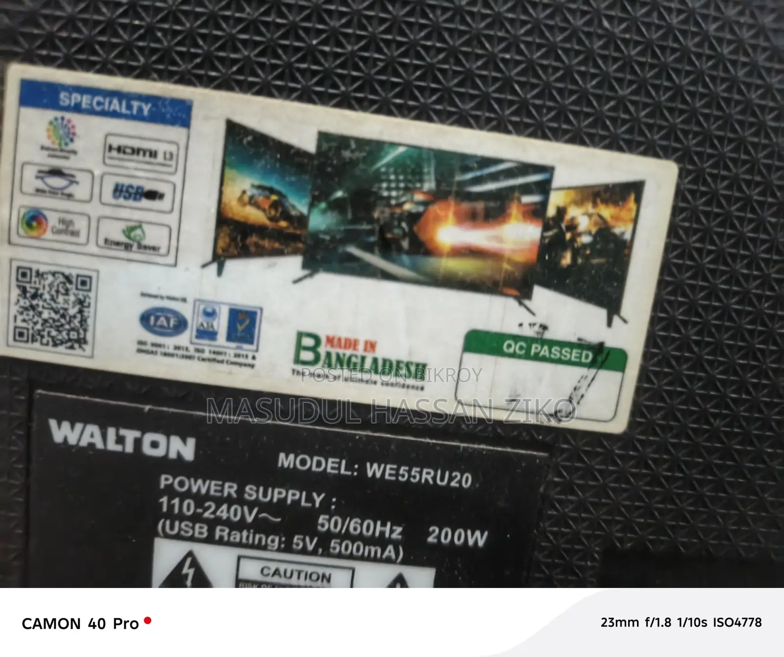 Walton TV 55"