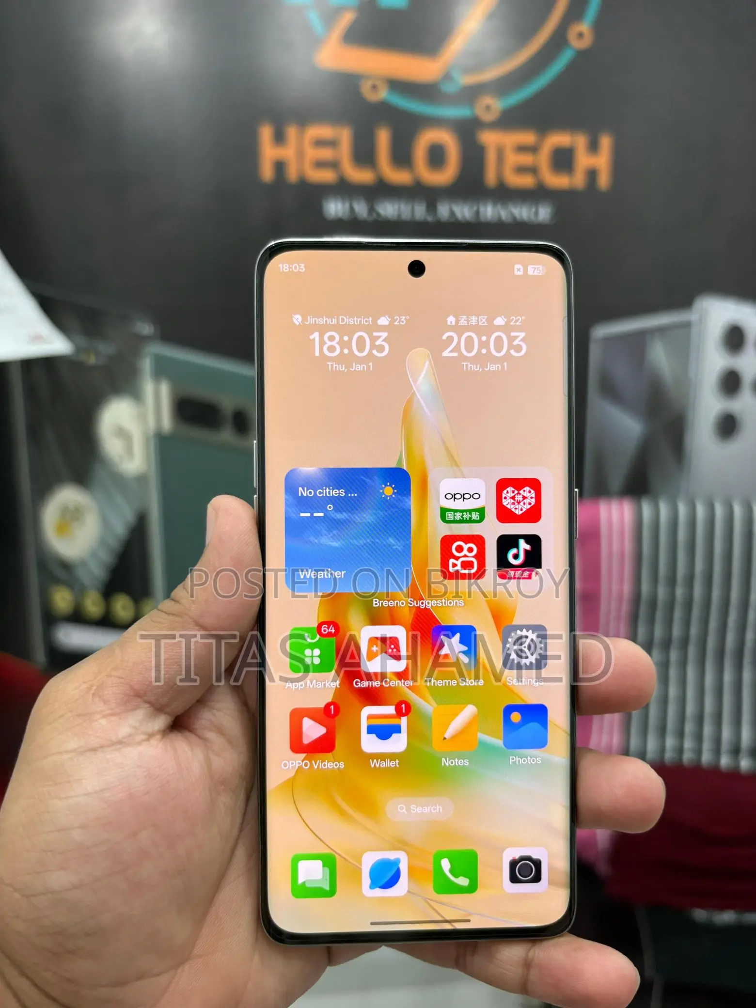 OPPO Reno 9 12+256 super fresh (Used)