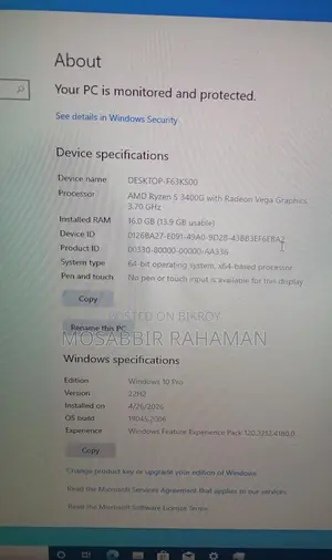Desktop Computer for Sale