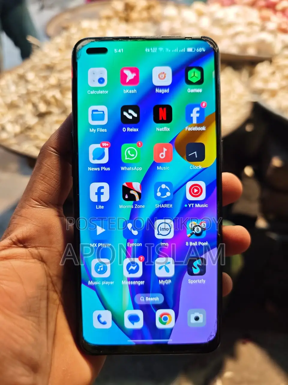 OPPO F17 Pro মোবাইল ফোন (ব্যবহৃত)