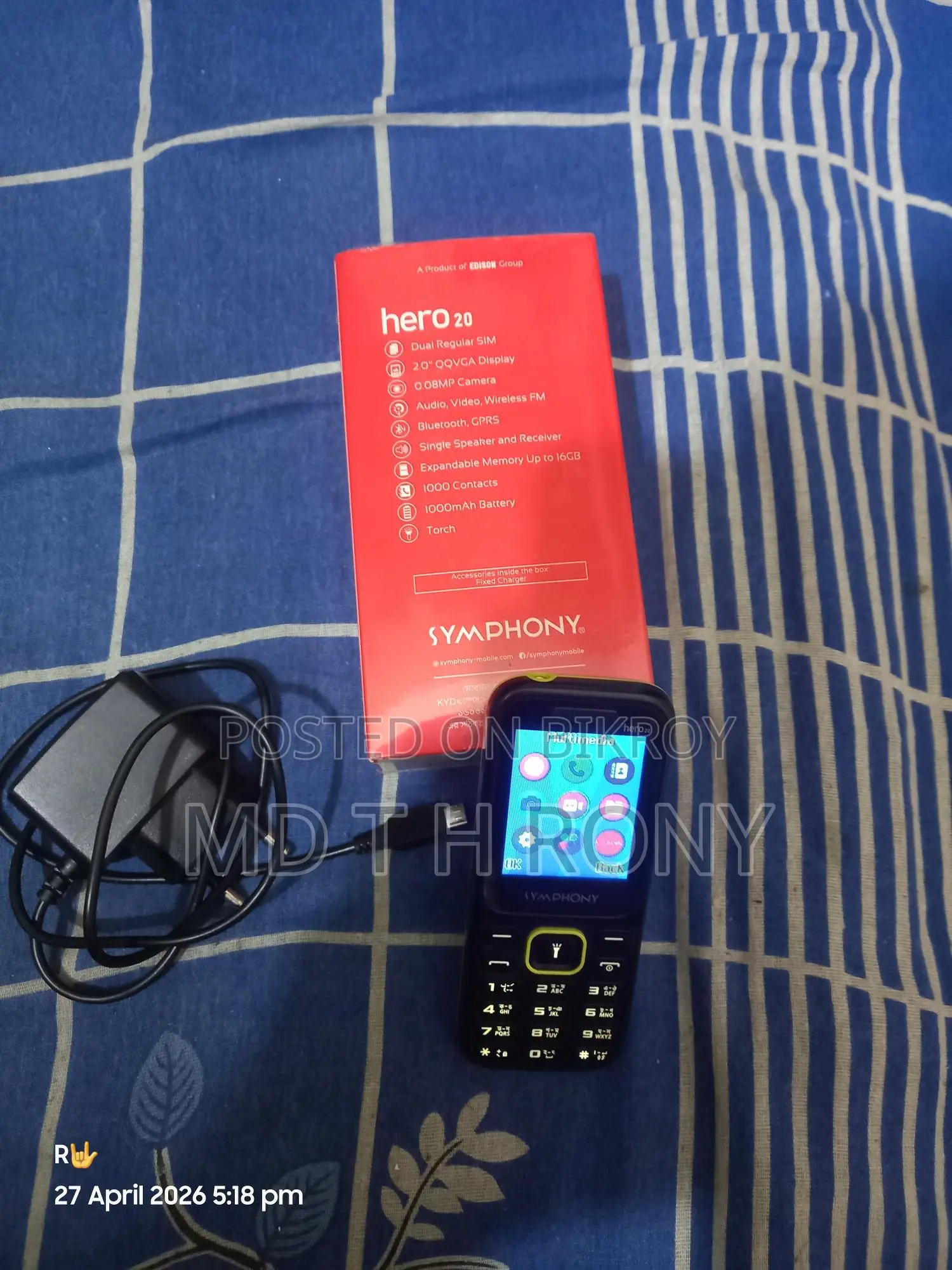 New Symphony Hero 20 Black