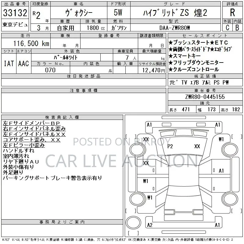 Toyota Voxy hybrid ZS 2021