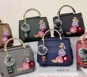 High Quality Vintage PU Leather Ladies Floral Designer Bag