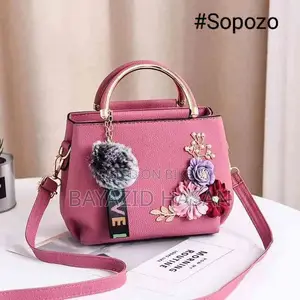 High Quality Vintage PU Leather Ladies Floral Designer Bag
