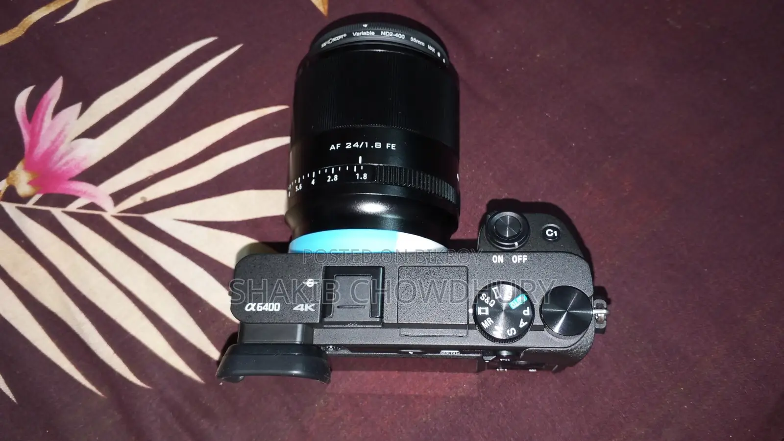 sony a6400 with lens