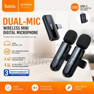 HOCO L20A Dual-Mic Wireless Mini Microphone