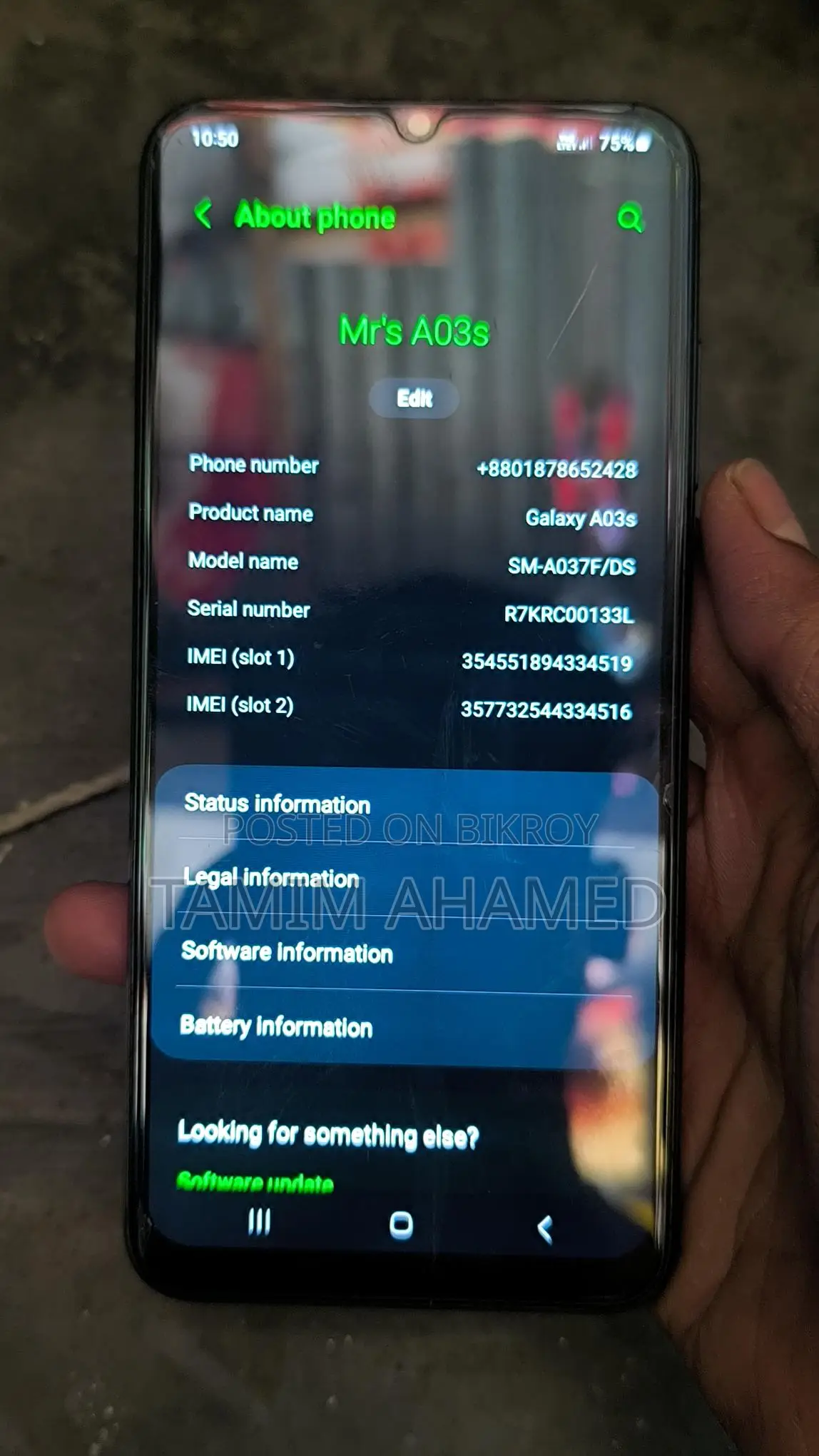 Samsung Galaxy A03S (Used)