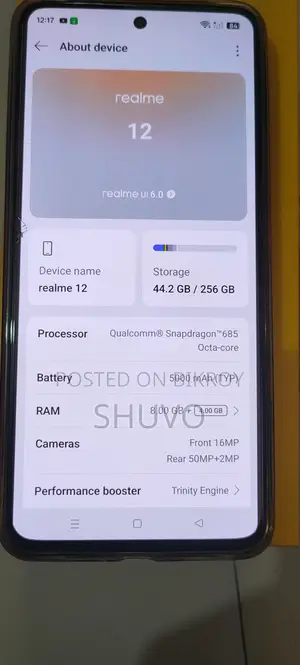 রিয়েলমি ১২ ১২৮ জিবি ব্লু