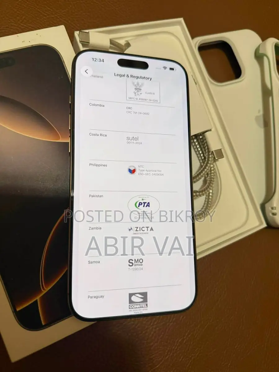 Apple iPhone 16 Pro Max Full fresh (Used)