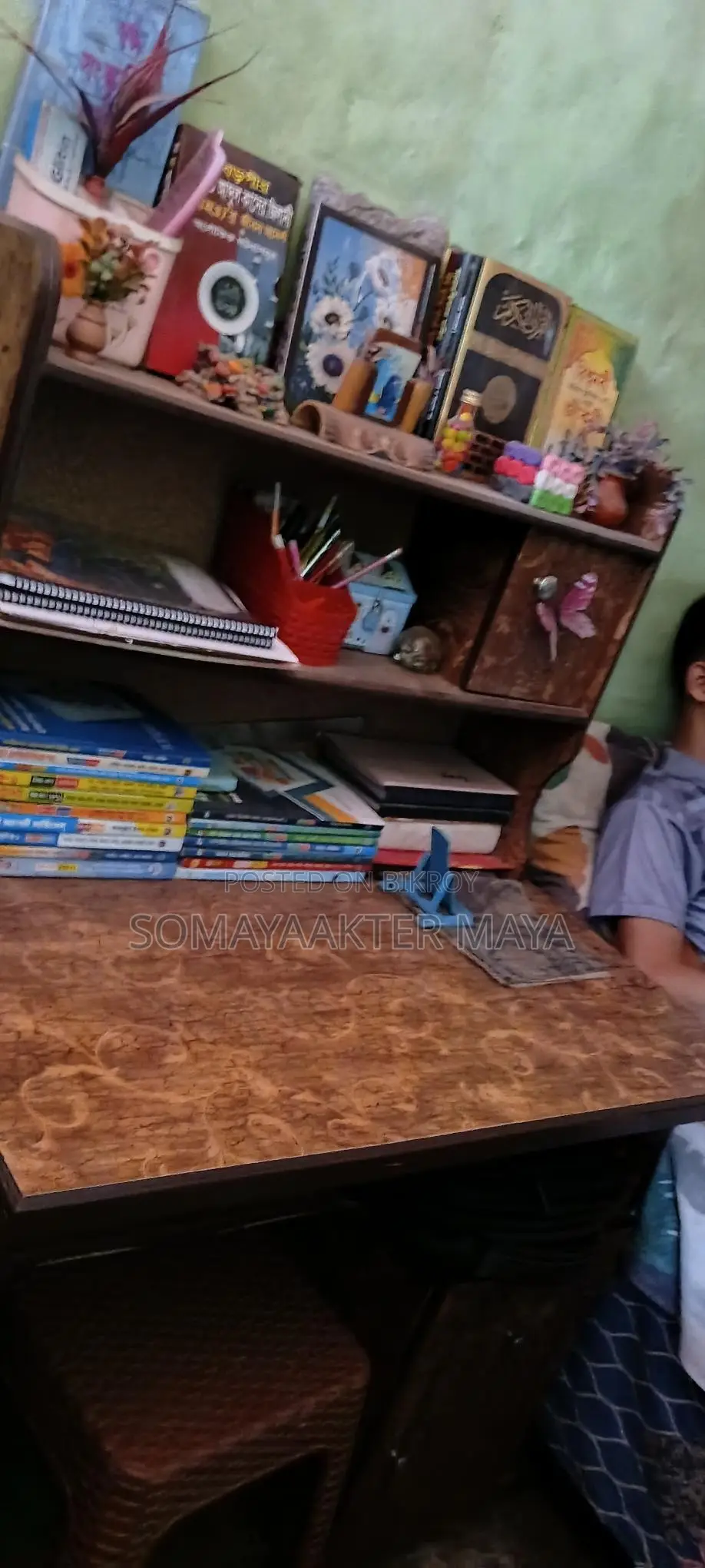 Study Table + Book Shelf