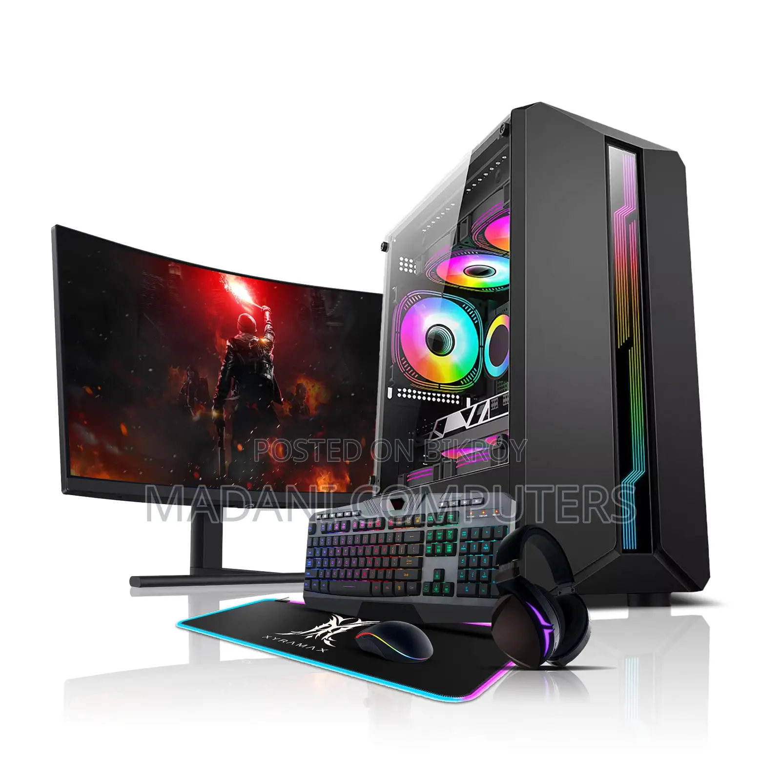 Core i5- 8GB RAM_1TB|128GB SSD 4GB GRPX & HP 20" LED