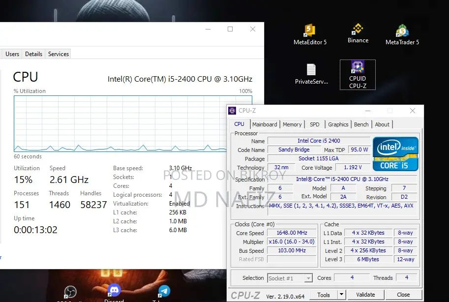 Intel Core I5-2400 Processor 2nd Gen