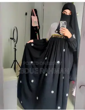 Dubai Cherry Fabric Party Burqa