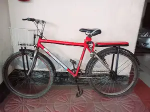 The bicycle is very fresh!