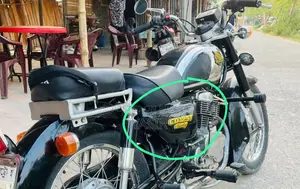 মোটর সাইকেল সাইড কভার।