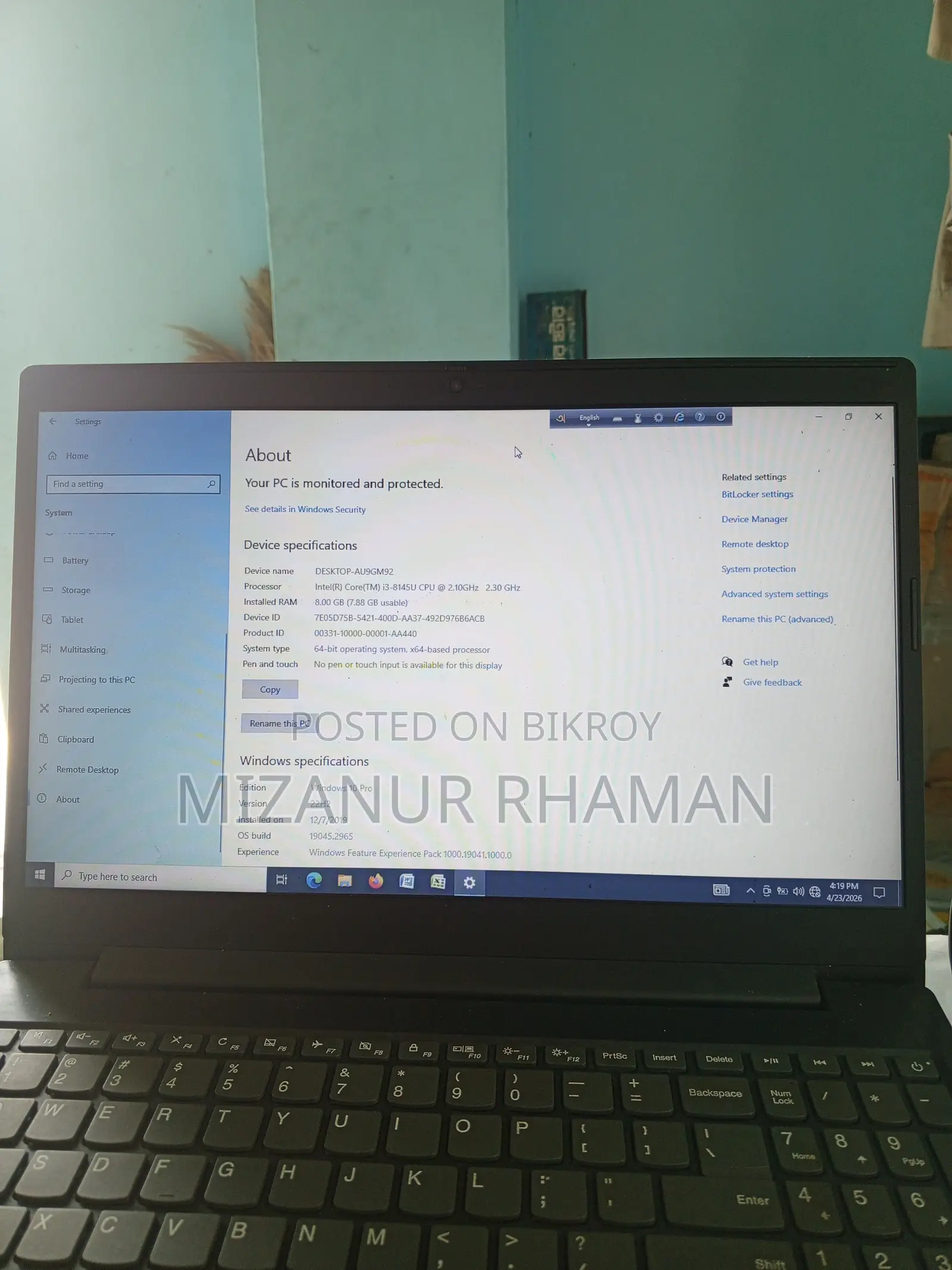 Laptop for Sale