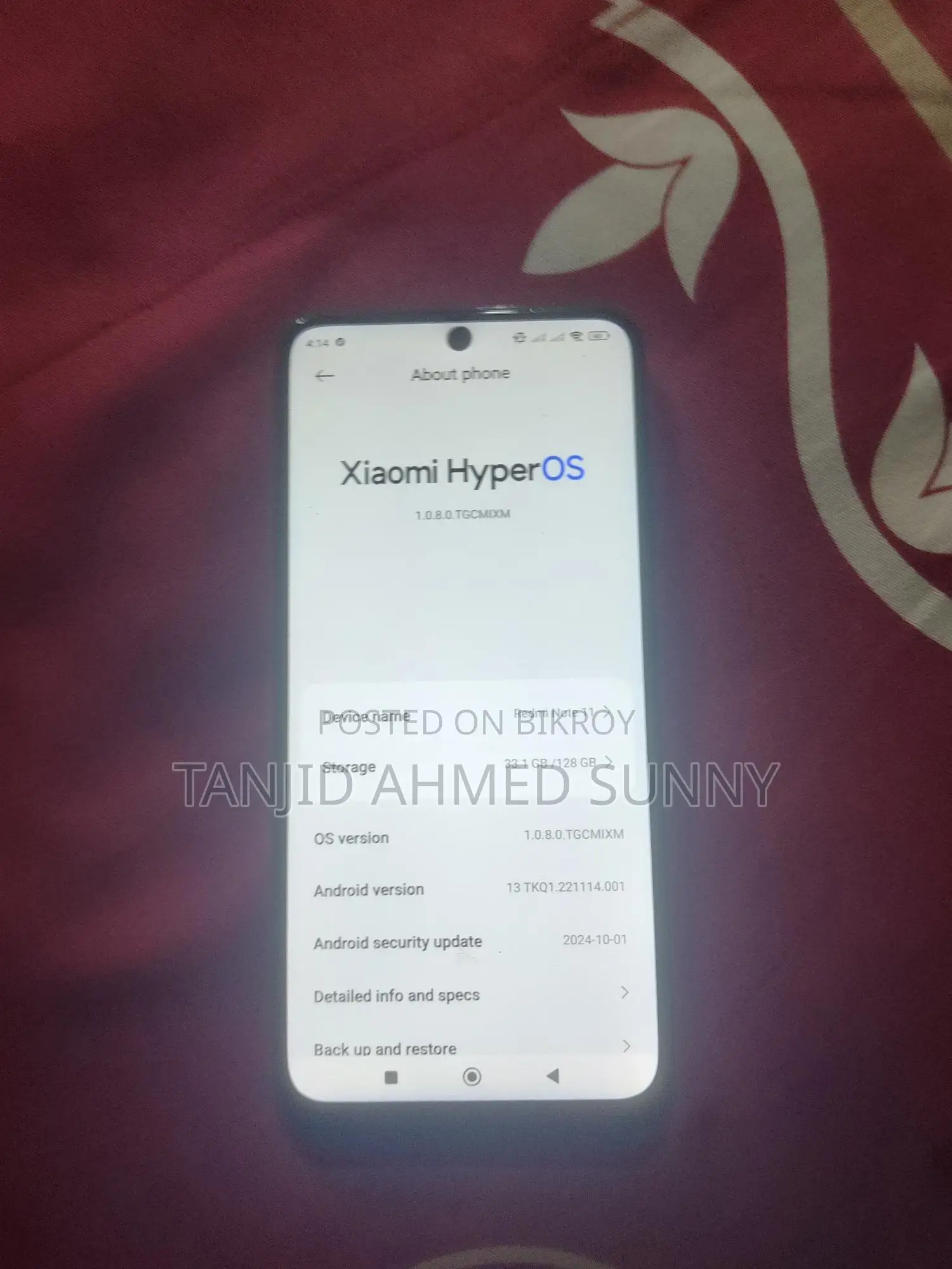 Xiaomi Redmi Note 11 . (Used)