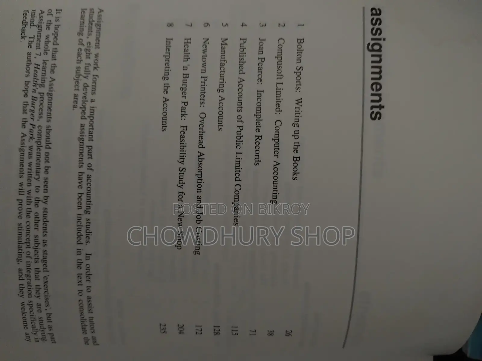 Accounting Book by David Cox