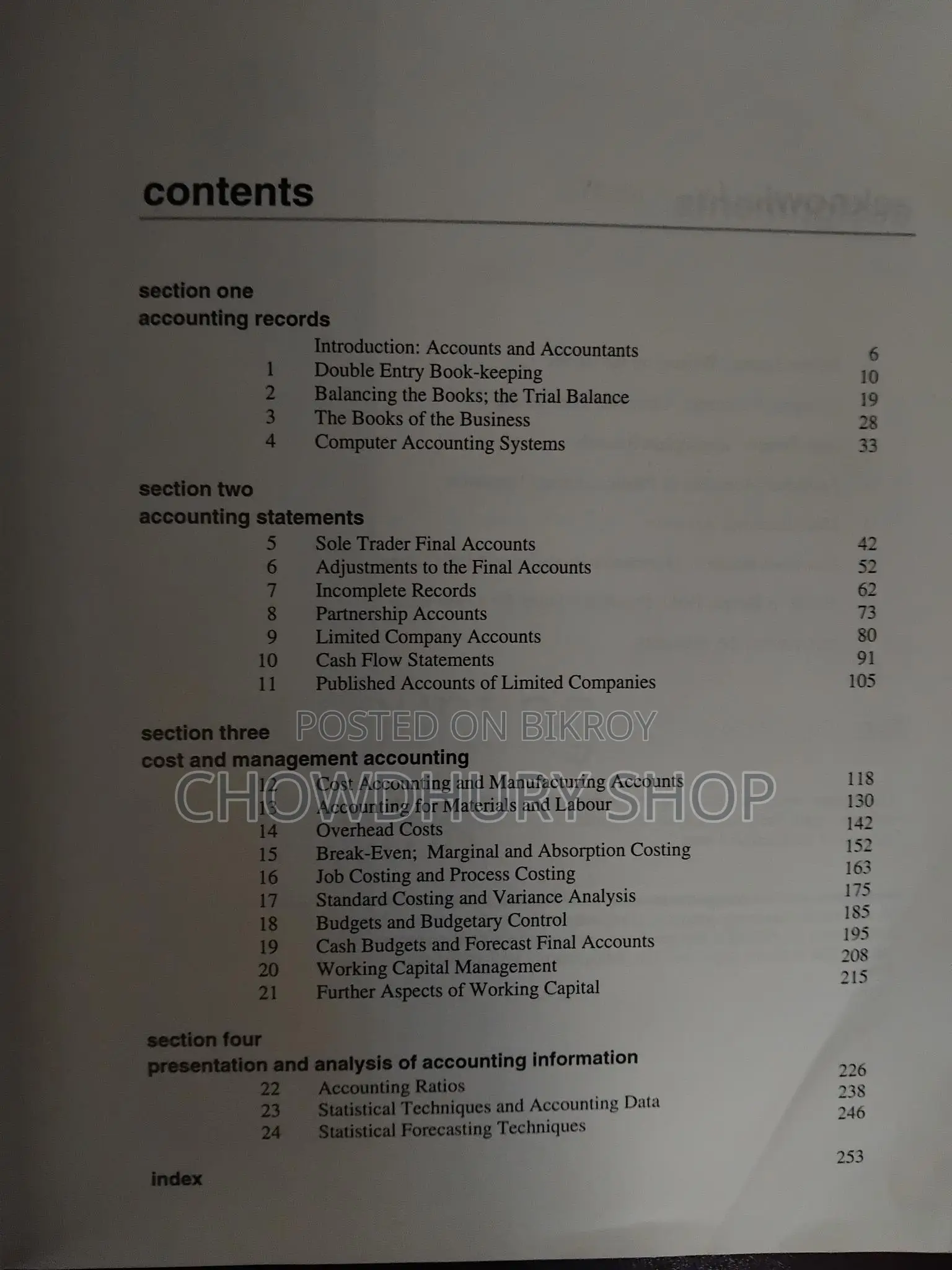 Accounting Book by David Cox
