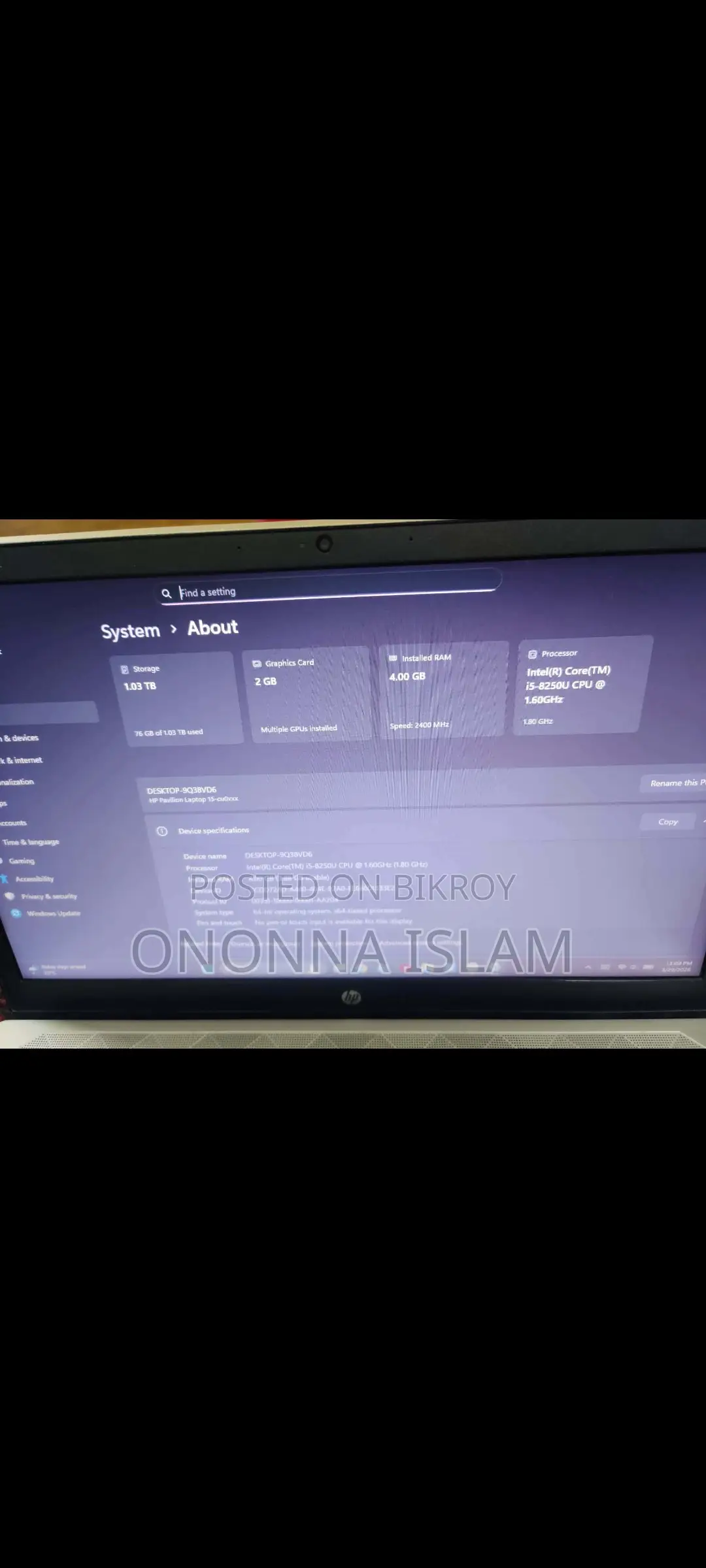 HP Pavilion Laptop