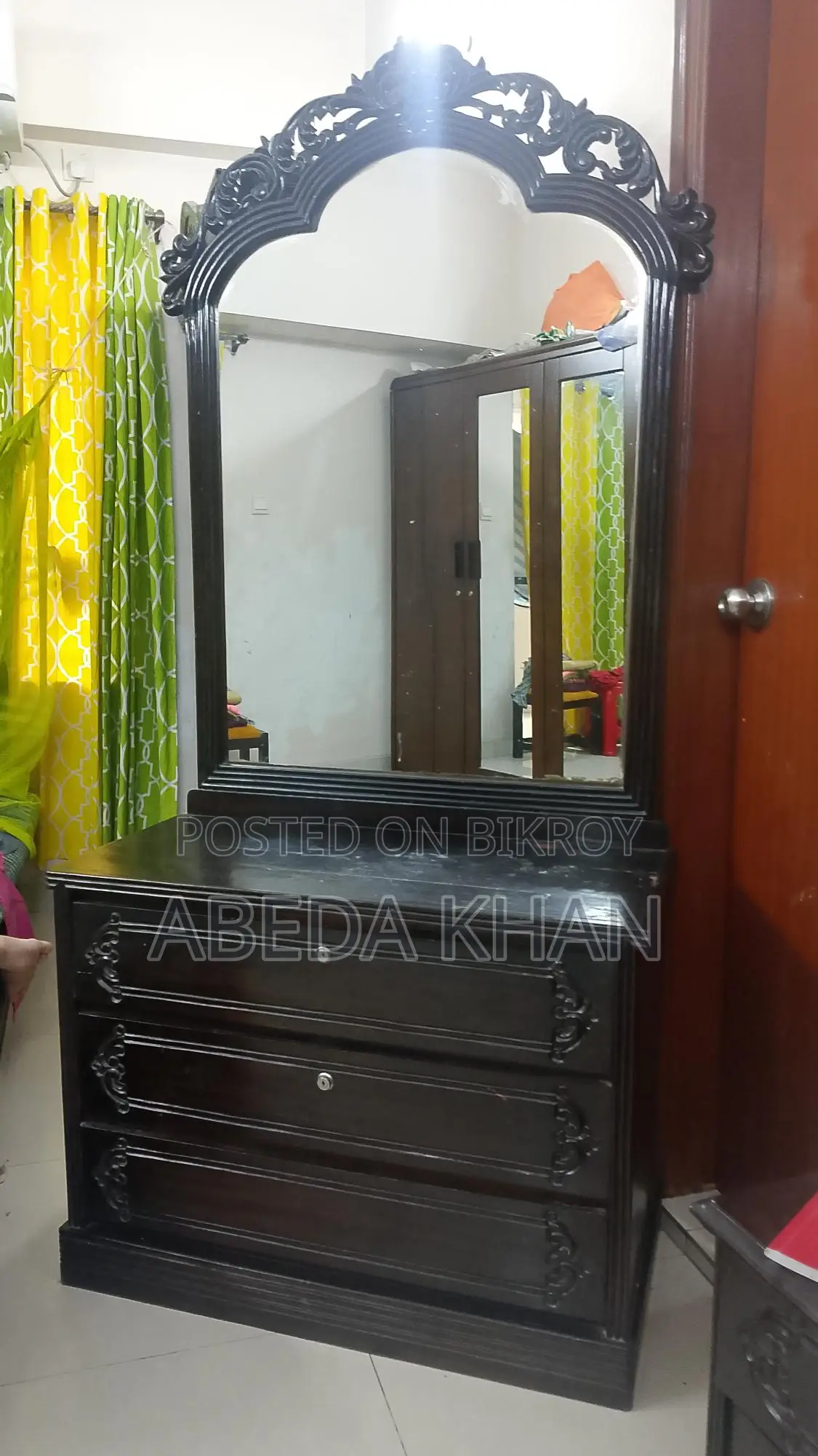 সেগুন কাঠের ড্রেসিং টেবিল বিক্রয়