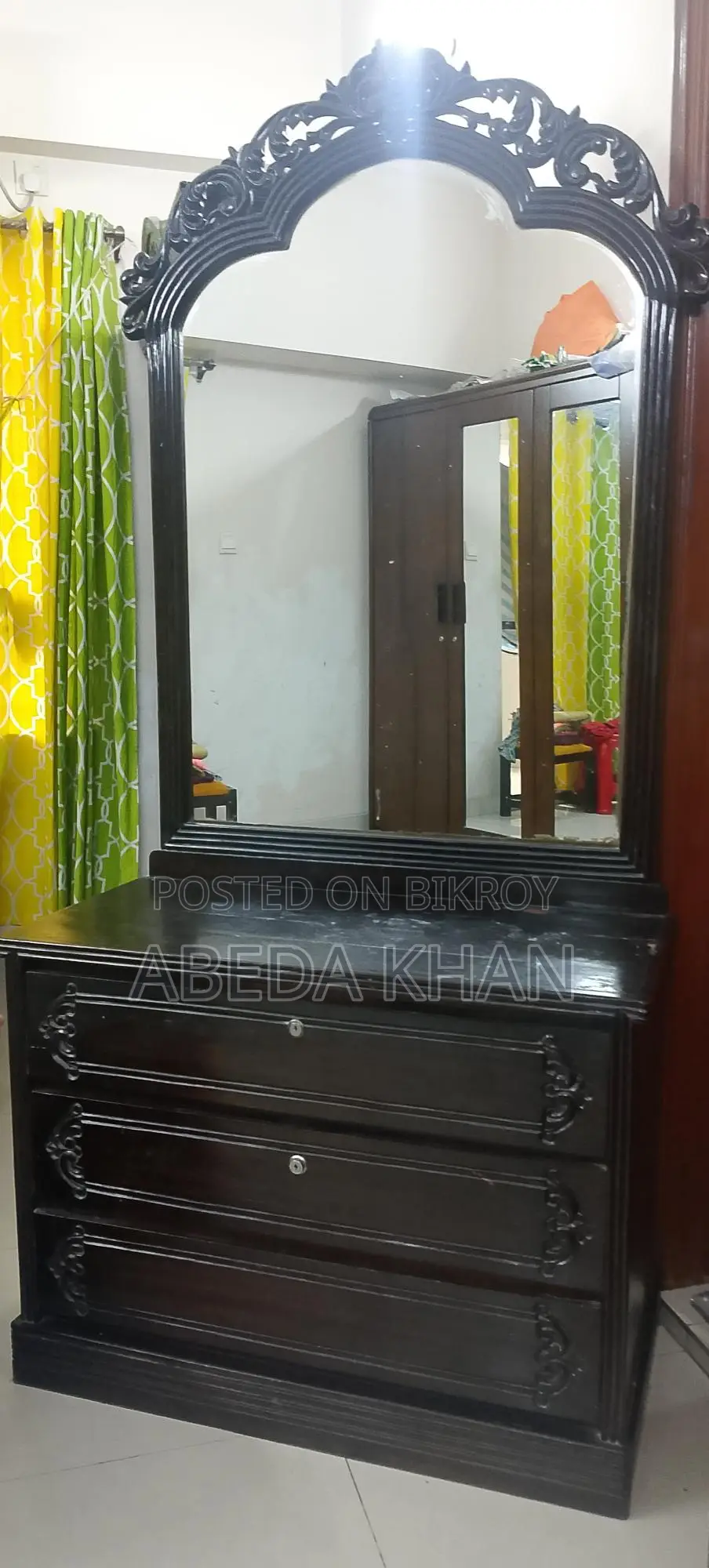 সেগুন কাঠের ড্রেসিং টেবিল বিক্রয়