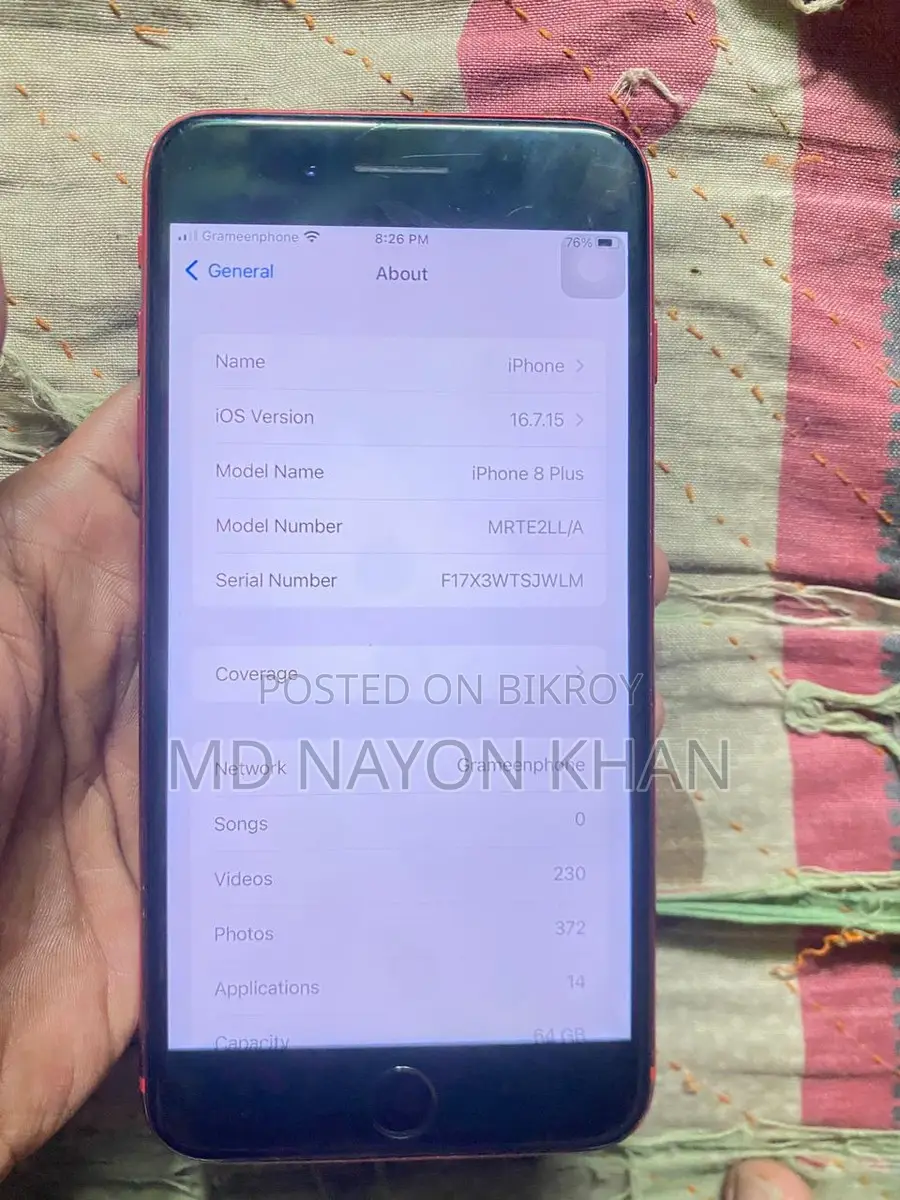 Apple iPhone 8 Plus (Used)