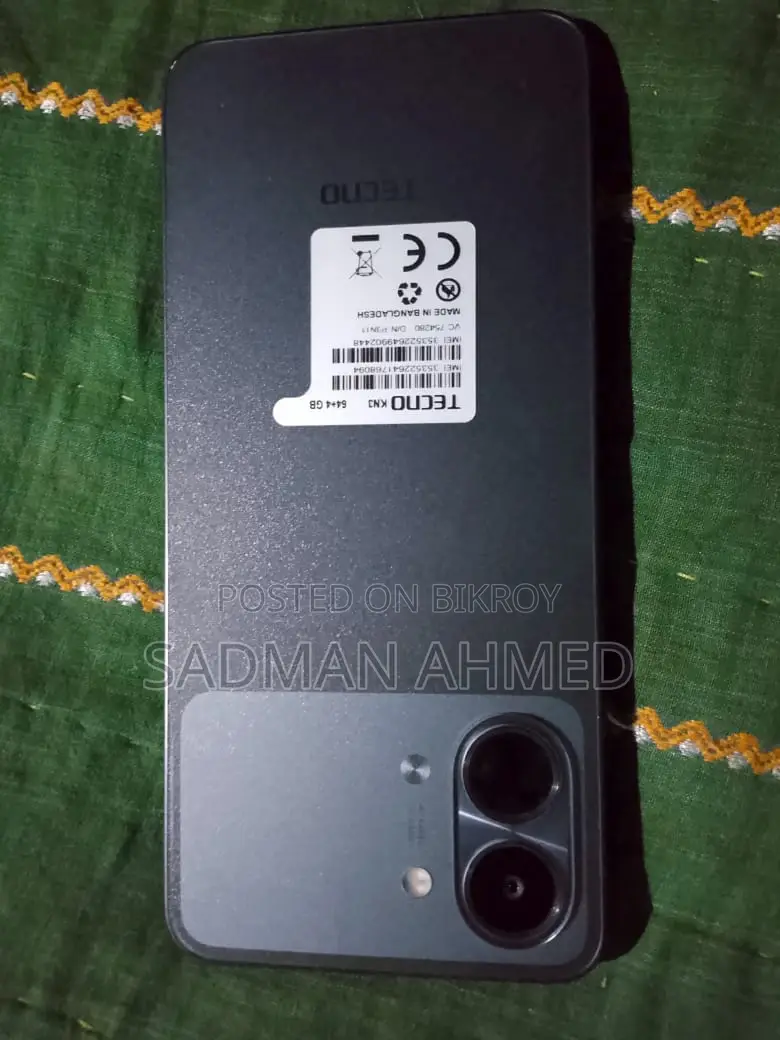 Tecno Techno spark go 3 (ব্যবহৃত)