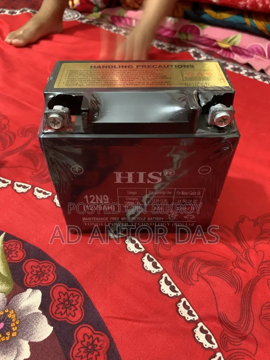 12 Volt 9 Ampere Battery